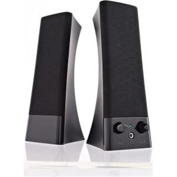 V7 Audio V7 Audio SP2500-USB-6N USB 2.0 Powered Stereo Speakers for Notebook & Desktop - Black SP2500-USB-6N